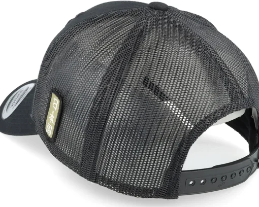 Japanese Dragon Retro Black Trucker - Yapan
