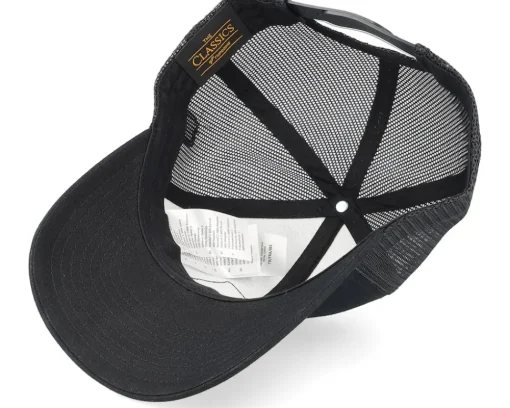 Japanese Dragon Retro Black Trucker - Yapan