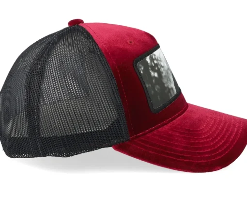 Jayson Killer Velvet Red/Black A-frame Trucker - Scenes