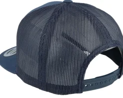 Jetstream Logo Classic Navy A-frame Trucker - Skillfish