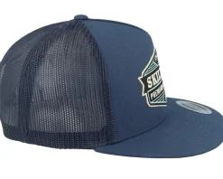 Jetstream Logo Classic Navy A-frame Trucker - Skillfish