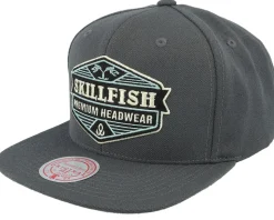 Jetstream Logo Dark Grey Snapback - Skillfish