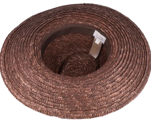 Joanna Hat Brown/Caramel Straw Hat - Brixton