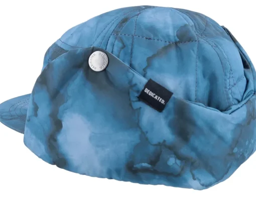 Jokkmokk Abstract Ink Blue Earflap - Dedicated