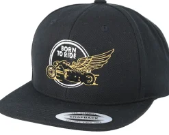 Just Fly Away Black Snapback - Born To Ride