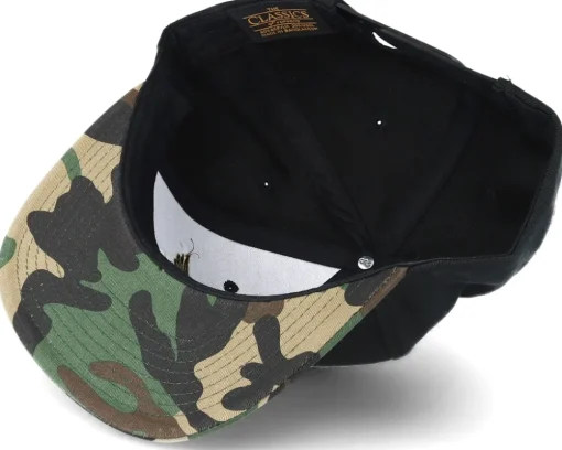 Just fly Away Black/Camo Snapback - Born To Ride