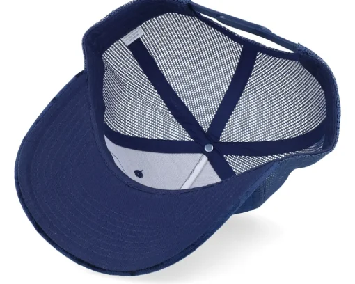 K Bye. Pop Art Velvet Navy A-Frame Trucker - Calza Pennello