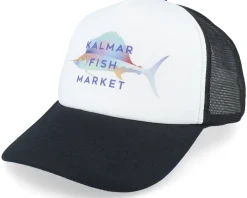 Kalmar Fish Market Foam Black/White Vintage Trucker - Iconic