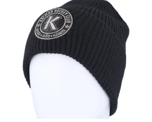 Kalmar HC Black/Stealth Grey Patch Black Oversized Cuff - Hatstore