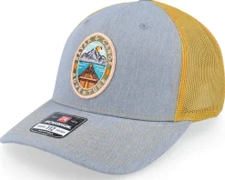 Kayak & Canoe Adventure Heather Grey/Gold Trucker - Wild Spirit
