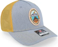 Kayak & Canoe Adventure Heather Grey/Gold Trucker - Wild Spirit