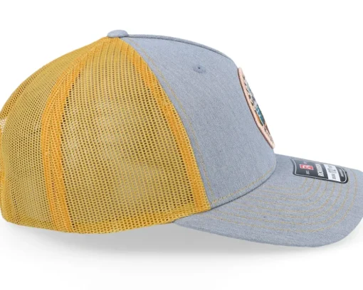 Kayak & Canoe Adventure Heather Grey/Gold Trucker - Wild Spirit