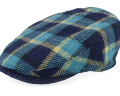 Kent Check Wool Flat Cap - Stetson