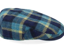 Kent Check Wool Flat Cap - Stetson