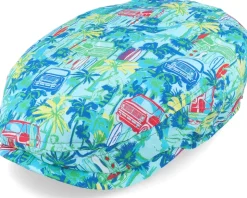 Kent Cotton Vanlife Blue Flat Cap - Stetson