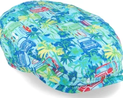 Kent Cotton Vanlife Blue Flat Cap - Stetson