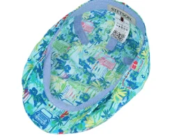 Kent Cotton Vanlife Blue Flat Cap - Stetson