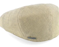 Kent Cotton/Linen Tan Flat Cap - Stetson