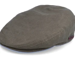 Kent Ef Outdoor Olive Earflap Flat Cap - Stetson