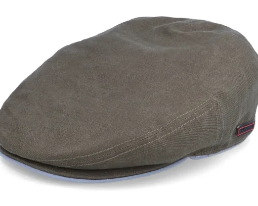Kent Ef Outdoor Olive Earflap Flat Cap - Stetson