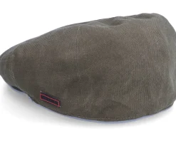 Kent Ef Outdoor Olive Earflap Flat Cap - Stetson
