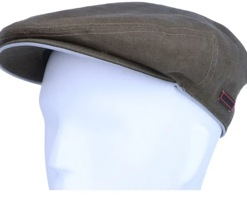 Kent Ef Outdoor Olive Earflap Flat Cap - Stetson
