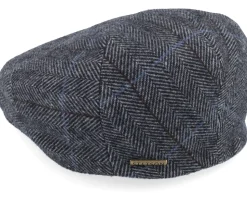 Kent Wool Charcoal Flatcap - Stetson