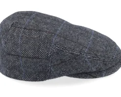 Kent Wool Charcoal Flatcap - Stetson