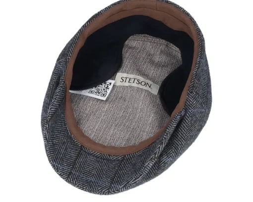 Kent Wool Charcoal Flatcap - Stetson
