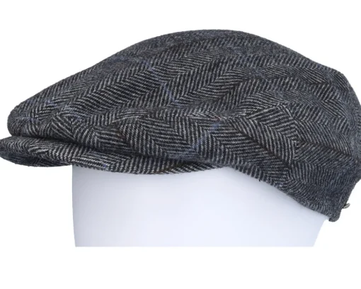 Kent Wool Charcoal Flatcap - Stetson