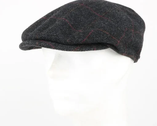 Kent Wool EF Herringbone Flat Cap - Stetson