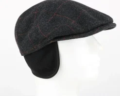 Kent Wool EF Herringbone Flat Cap - Stetson