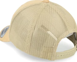 Khaki Suede Trucker - Yupoong