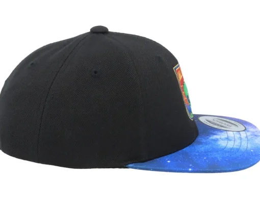 Kids Aliens Logo Black/Space Snapback - Kiddo Cap