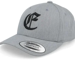 Kids B Letter 3d Heather Grey Adjustable - Kiddo Cap