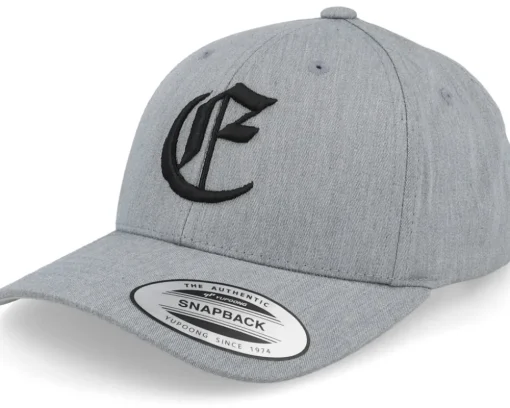 Kids B Letter 3d Heather Grey Adjustable - Kiddo Cap