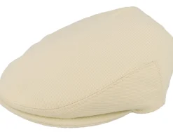 Kids Baby Cotton Beige Flat Cap - Jaxon & James
