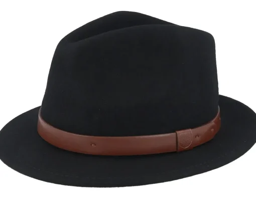 Kids Baby Messer Black Fedora - Brixton