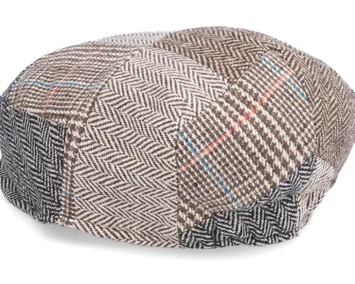 Kids Baby Patchwork Multi Flat Cap - Jaxon & James