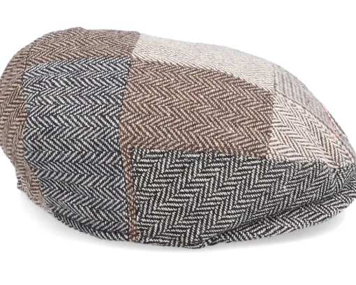 Kids Baby Patchwork Multi Flat Cap - Jaxon & James