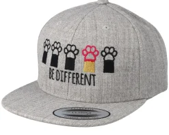 Kids Be Different Heather Grey Snapback - Kiddo Cap