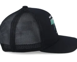 Kids Bear Cap Black Trucker - SQRTN