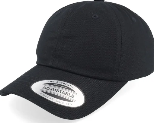 Kids Black Dad Cap - Yupoong