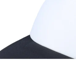 Kids Black/White Vintage Foam Trucker - Beechfield