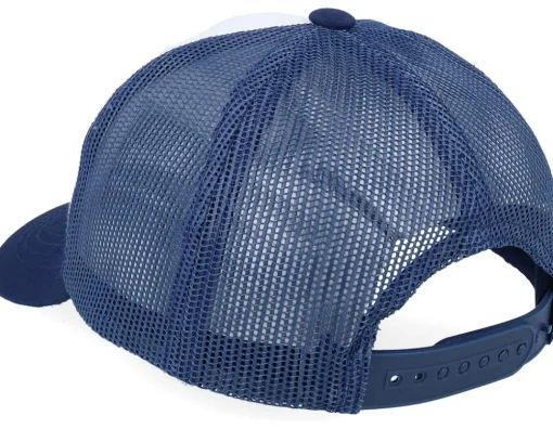 Kids Blue Star White/Navy Trucker - Kiddo Cap