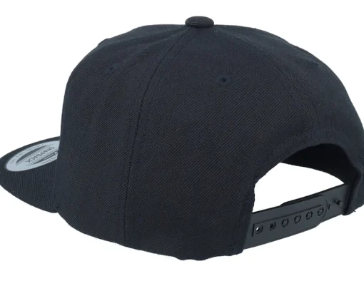 Kids Brachiosaurus Skeleton Patch Black Snapback - Kiddo Cap
