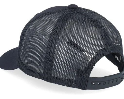 Kids Bulldozer Patch Black Trucker - Kiddo Cap