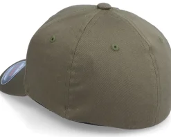 Kids Bulldozer Truck Olive Flexfit - Kiddo Cap