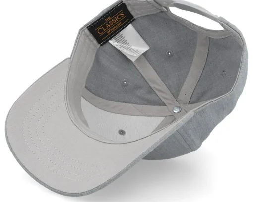 Kids C Letter 3d Heather Grey Adjustable - Kiddo Cap