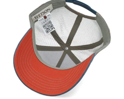Kids Canoe Blue/Red Trucker - Stetson